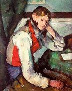 Paul Cezanne Boy in a Red Waistcoat oil